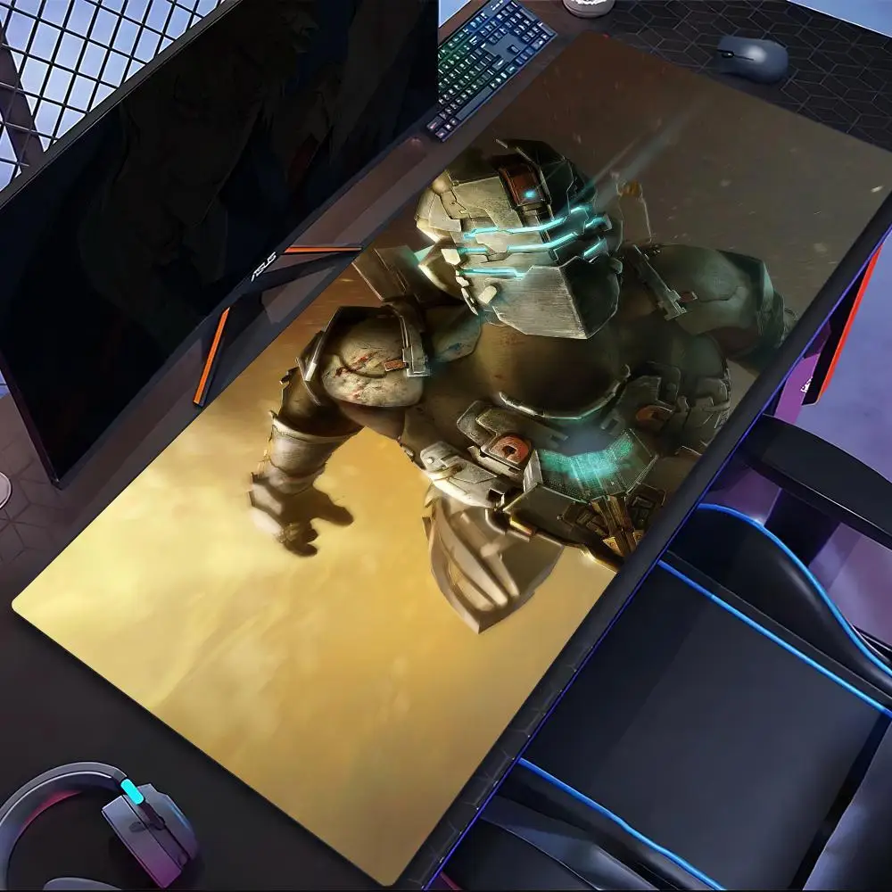 Dead Space Mouse Pad Tablet Laptop xl desktop mouse mat cute HD printing Gaming keyboard pad Player 90x40 cm