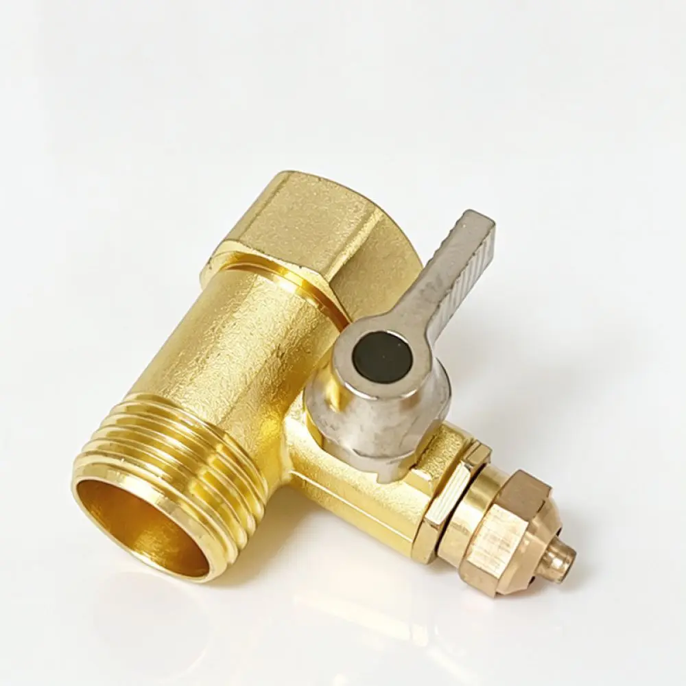 Kitchen Water Purifier Tee Adapter Stainless Steel 304 Ball Valve Connector For 2/3 Inch RO Tubing System Plumbing