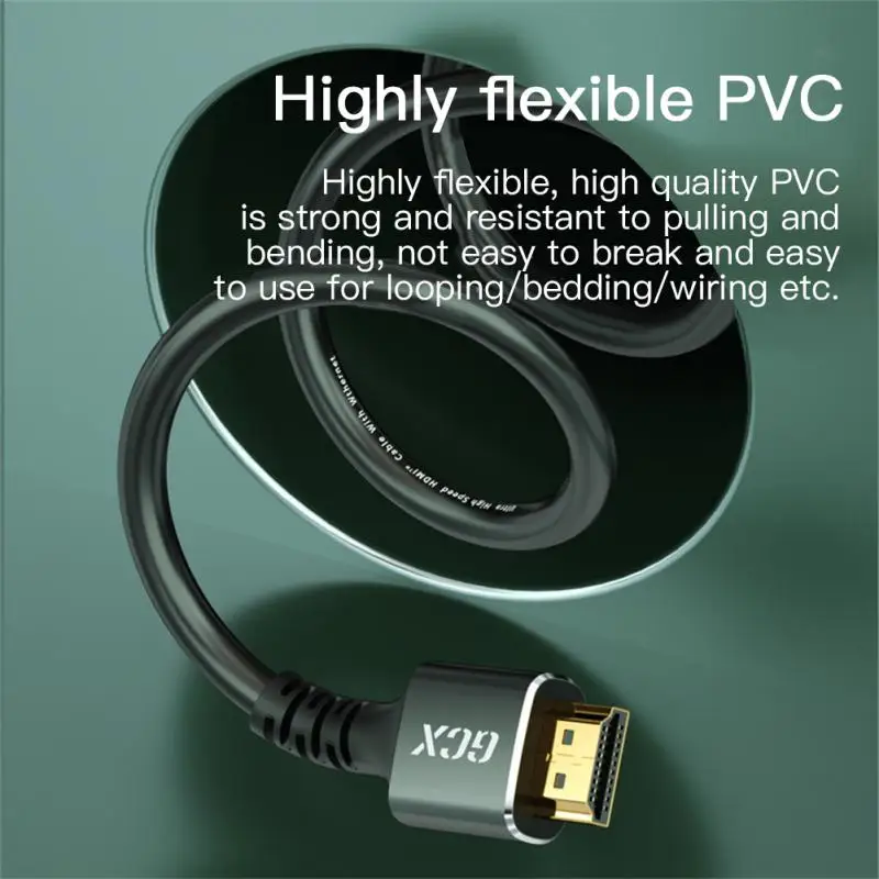 5M HDMI 2.1 HD Cable 8k@60Hz/4K@120HZ 48Gbps For PS3/4/5 TV PC Projector Monitor Connecting Cable Hdmi Cable HD Data Cable