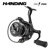 HANDING M1 PRO Fishing Reel Spinning Reel 9+1 Ball Bearings 15KG Max Drag for Big Fish Corrosion Resistant Freshwater Seawater