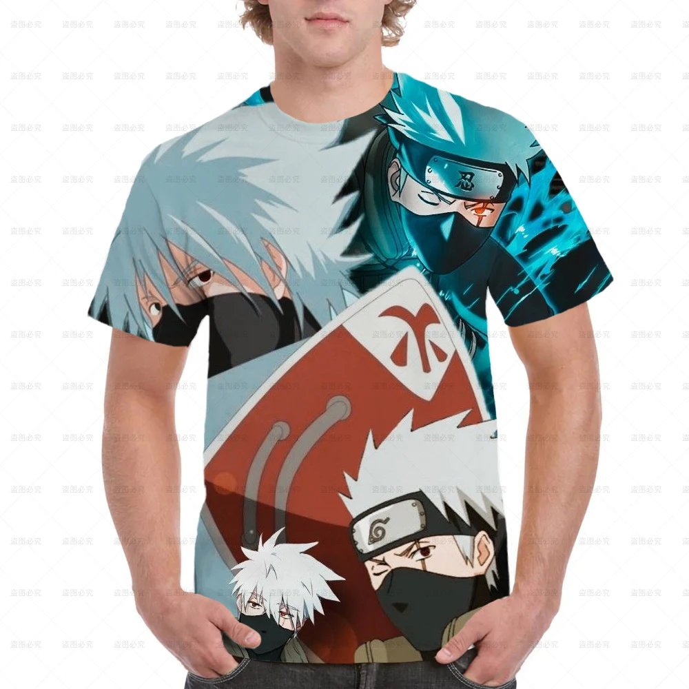 

Anime T-shirt Naruto Short Sleeve Uzumaki Naruto T-shirt Uchiha Sasuke 3D Printing Men Short Sleeve Children Boy T-shirt Tops