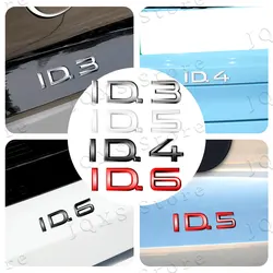 3D Chrome Metal Car Styling Emblem Fender Rear Trunk Body Sticker For VW ID.3 ID.4 ID.5 ID.6 Logo Crozz GTX ID.Buzz Accessories