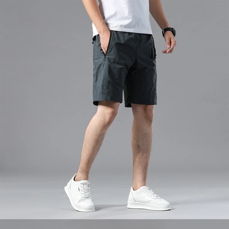 Outdoor tooling shorts five-point pants loose casual large pocket functional pants sweatpants gym shorts