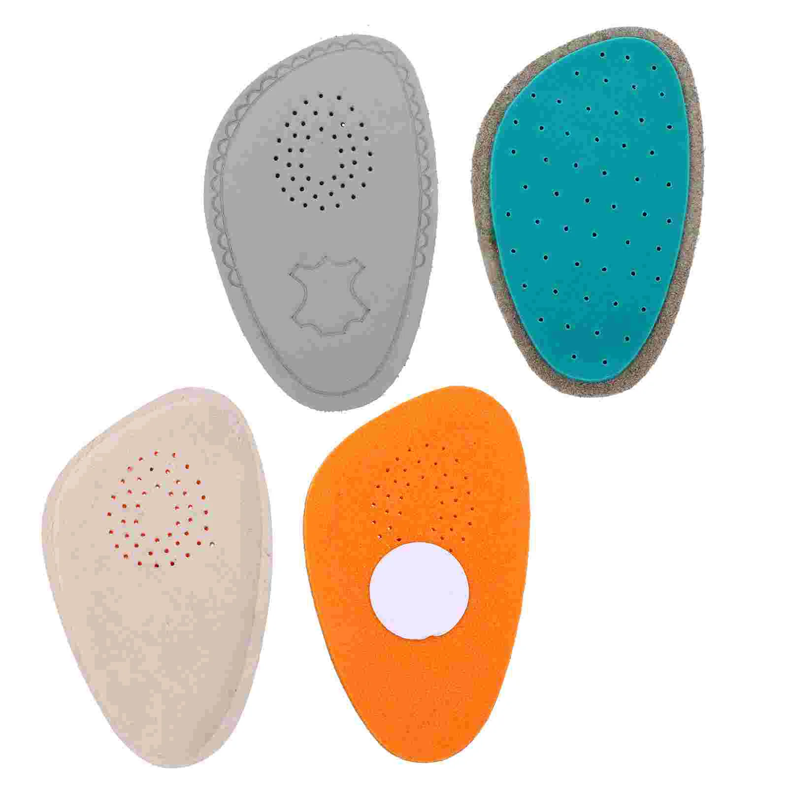 

2 Pairs Half Size Pad High Heel Pads Insoles Forefoot Cushions Comfort Heels Front Palm Shoe Inserts