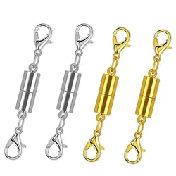 Magnetic Necklace Clasps and Closures. Necklace Jewelry Extender with Strong Magnet. Magnetic Necklace Clasp for Jewelry Necklac