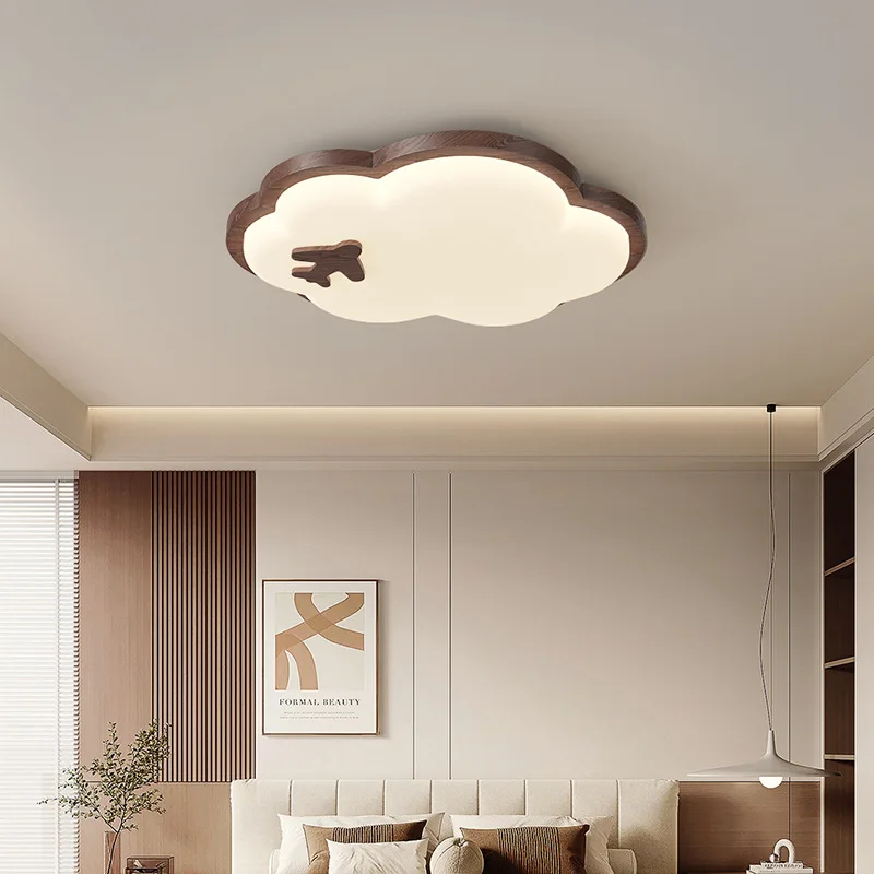 Airplane, ceiling light, new Chinese style, bedroom, light simple, retro