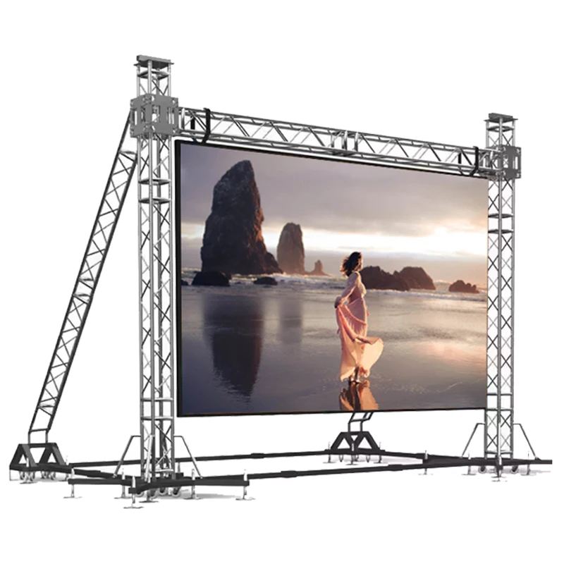 P4.81 8K Ultra HD IP65 Waterproof High Refresh Sunlight Readable Rental LED Video Wall for Outdoor Sports Live Events