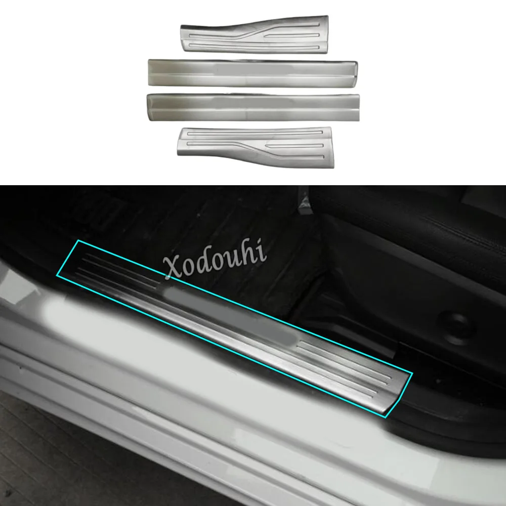 

For Mercedes Benz GLA 2015 2016 2017 2018 2019 Car Cover Stainless Steel Pedal Door Sill Scuff Plate Cover Inner Stick Threshold