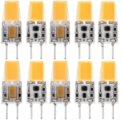 10X GY6.35 LED Lamp Crystal Sapphire Lamp 5W AC/DC12V LED COB Chandelier plug-in LED Light Source Silicone Bulb Chandelier