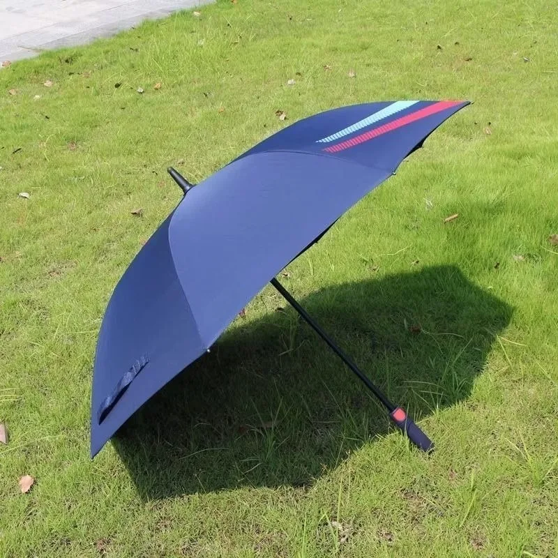 For BMW Motosport High-end Boutique Golf Long Handle Dark Blue Rainproof Windproof Business Gift Advertising Umbrella