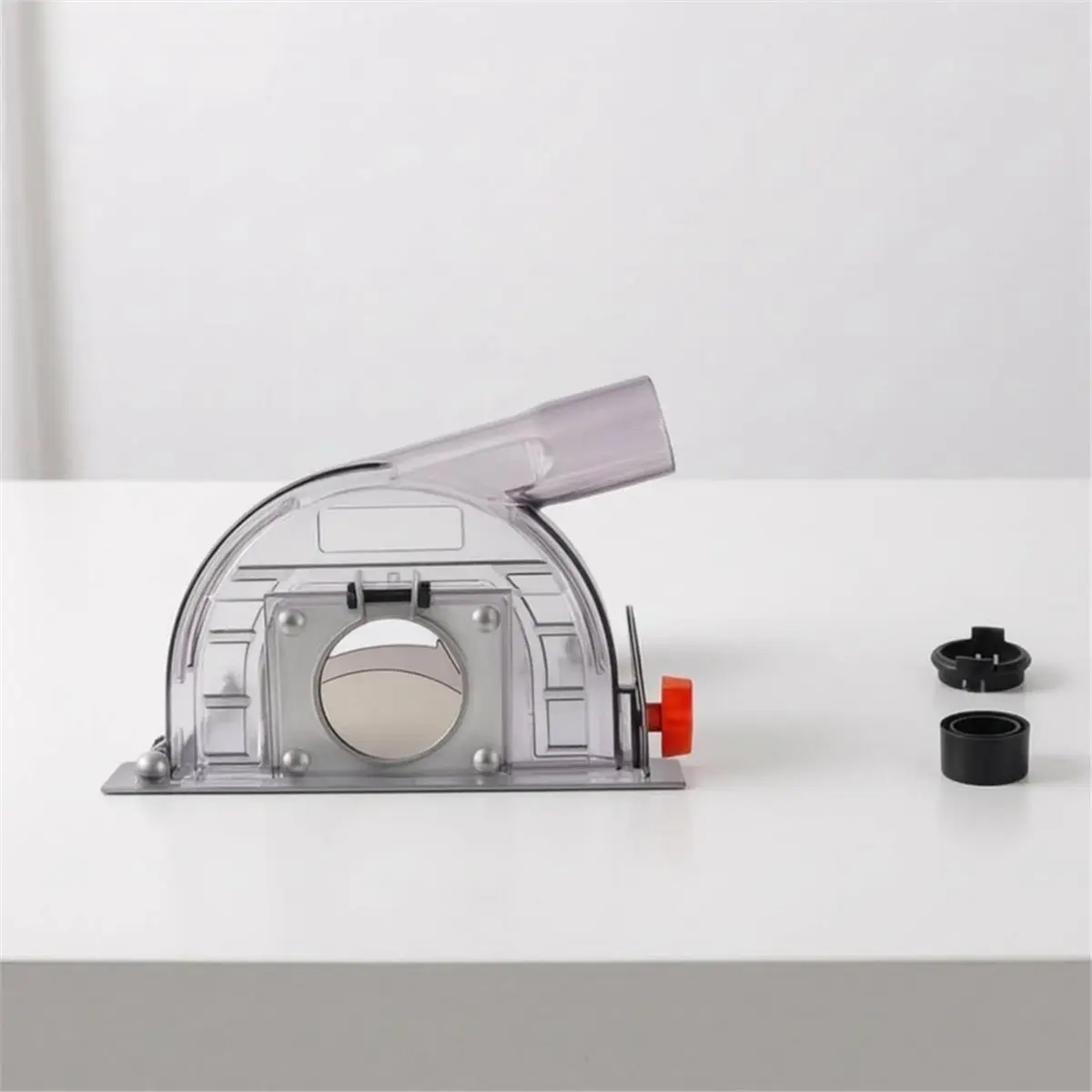 Angle Cutting Guard Transparent Dust Shroud with Lid, Power Tool Accessory for Angle Grinders 4in to 5in Cutting Guard