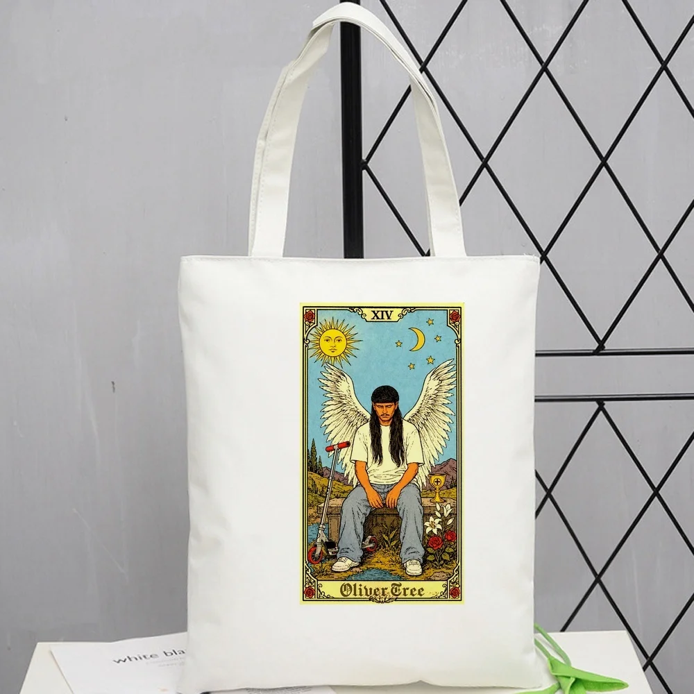 Oliver Tree tote bag foldable einkaufstasche canvas  reusable shoulder  femme