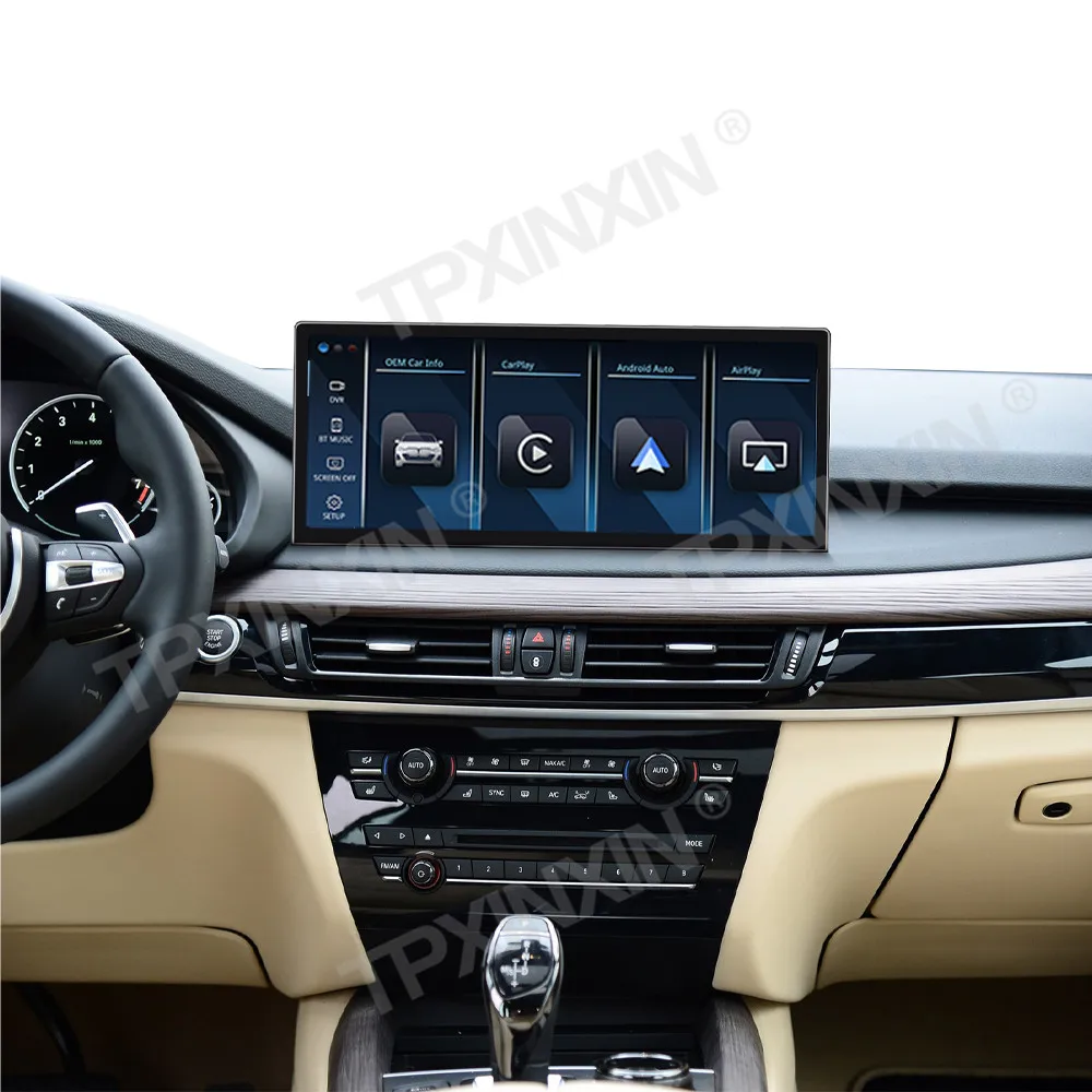 12.3 Inch Car Radio Linux Screen For BMW X5 F15 F16 2014 2015 2016 Wireless Carplay Unit HD Ultra-thin Screen Car Accessories