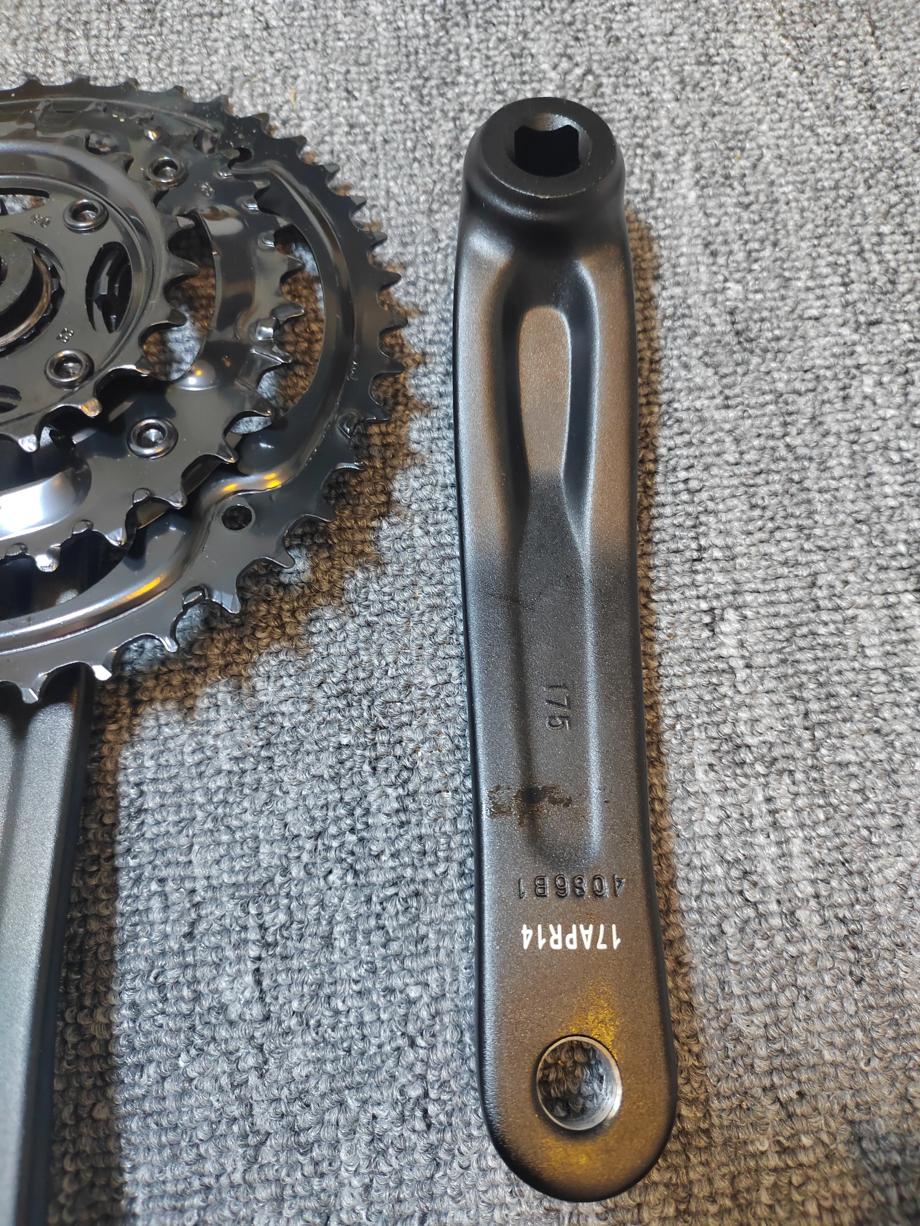 1Set for SRAM TRUVATIV Square Taper Gravel MTB Bike Chainset 42-33-22 175mm Crankset Arm JIS Square Taper 6/7/8Speed Triple - view 3
