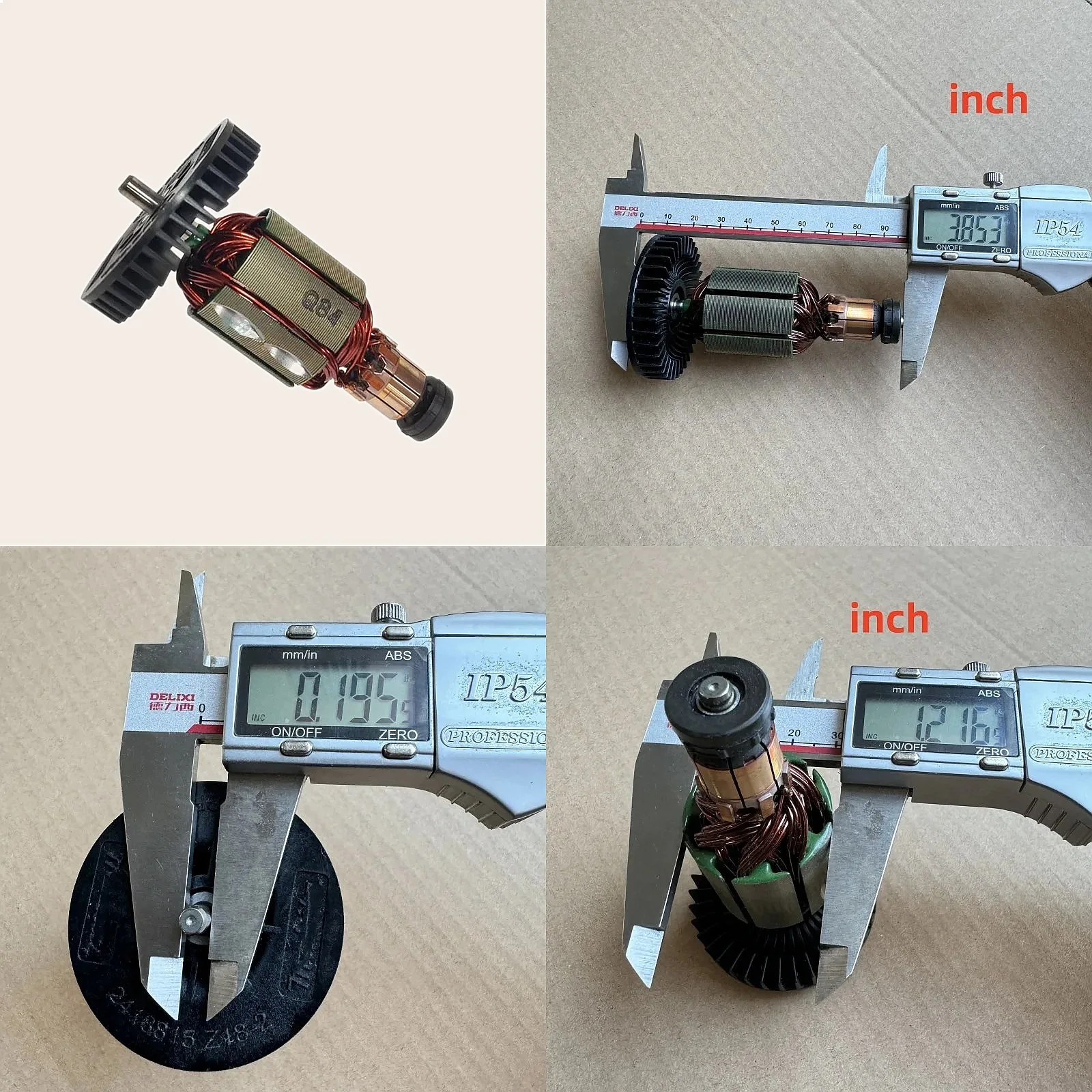 Original Armature Rotor 619218-8 Compatible with Makita DGA402 BGA452 DGA452 Power Tools