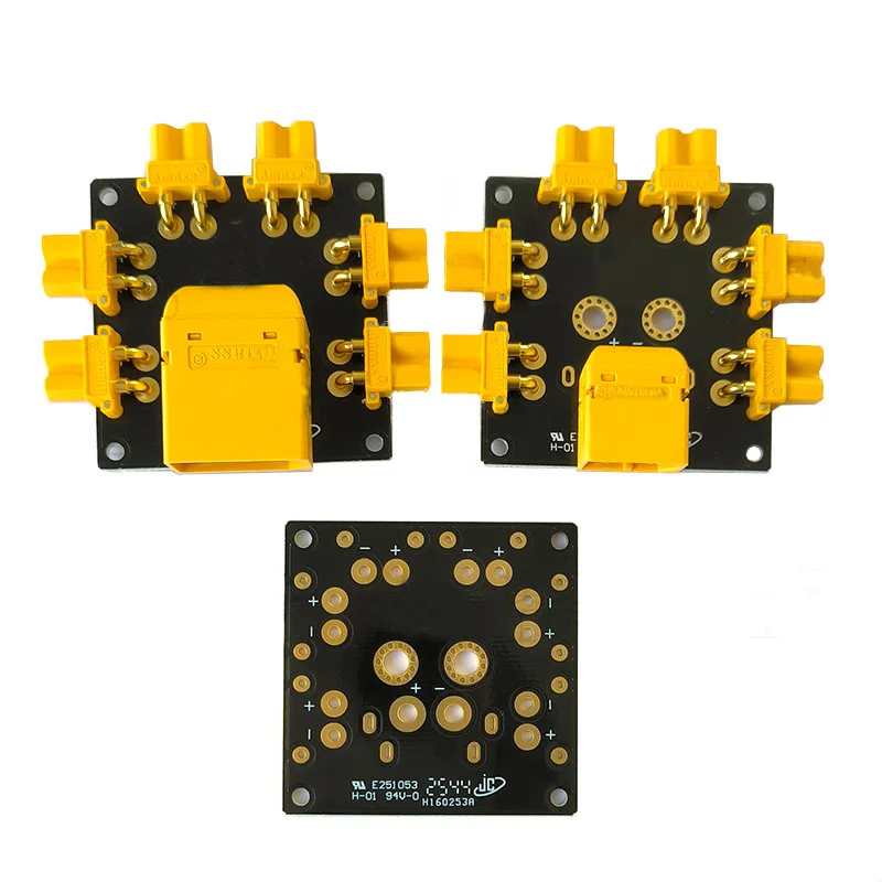 1 Uds XT30PW-placa de distribución de energía hembra gran corriente XT60/XT90PW-M entrada de enchufe placa paralela módulo PDB para Dron/Robot RC