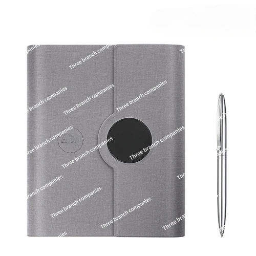 Modern Multi-Function Charging Business Meeting Notepad Wireless Charging A5 Loose-Leaf Notebook Phone Charging