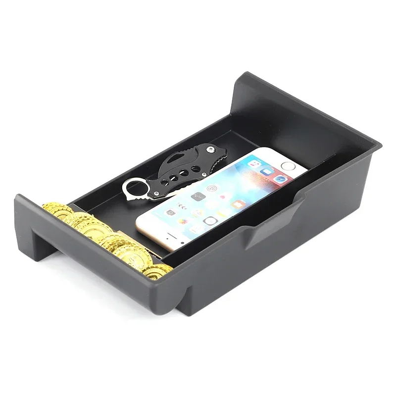 ABS Black For Land Rover Defender 90 110 130 2025+ Car central control upper and lower storage box car interior accessories