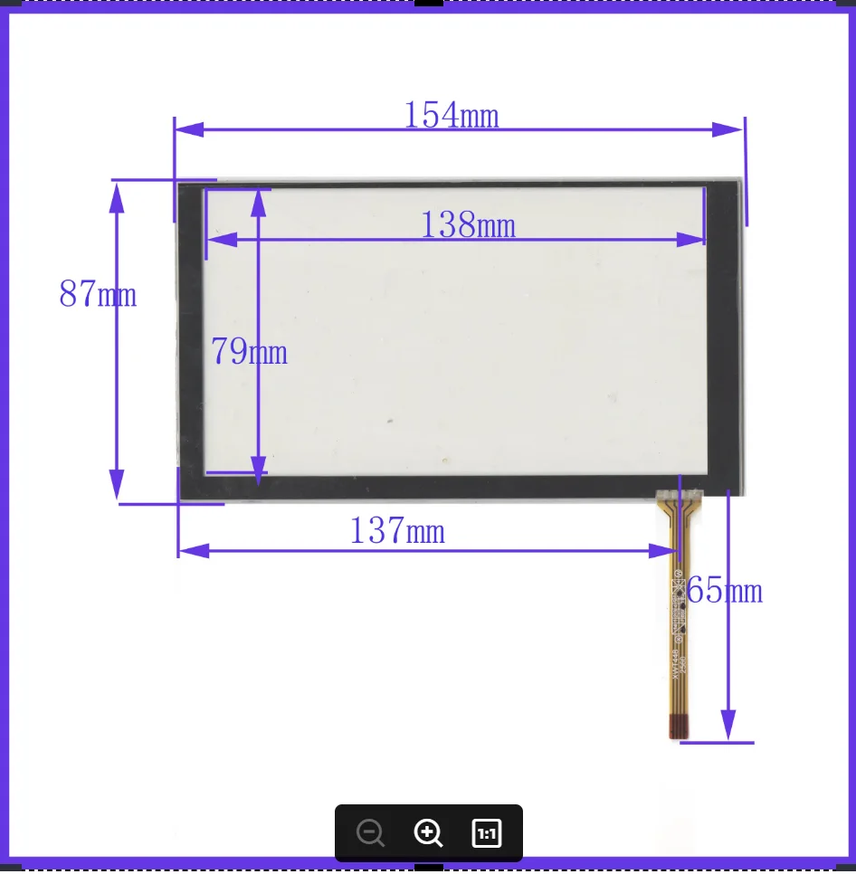 ZhiYuSun ZXYS compatível HLD-TP-3131 NOVO 6.2 polegadas 4 linhas para carro DVD painel touch screen sensor de vidro