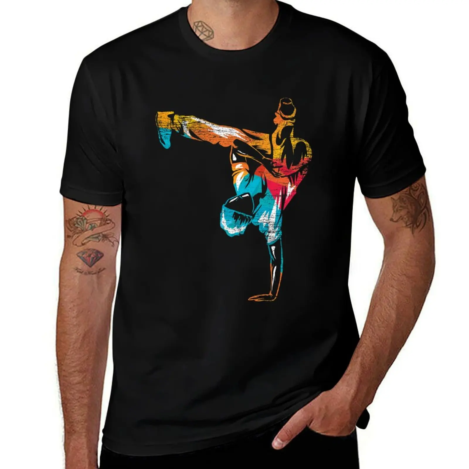 Breakdancing B-boy T-Shirt cotton t shirt pack T-Shirt
