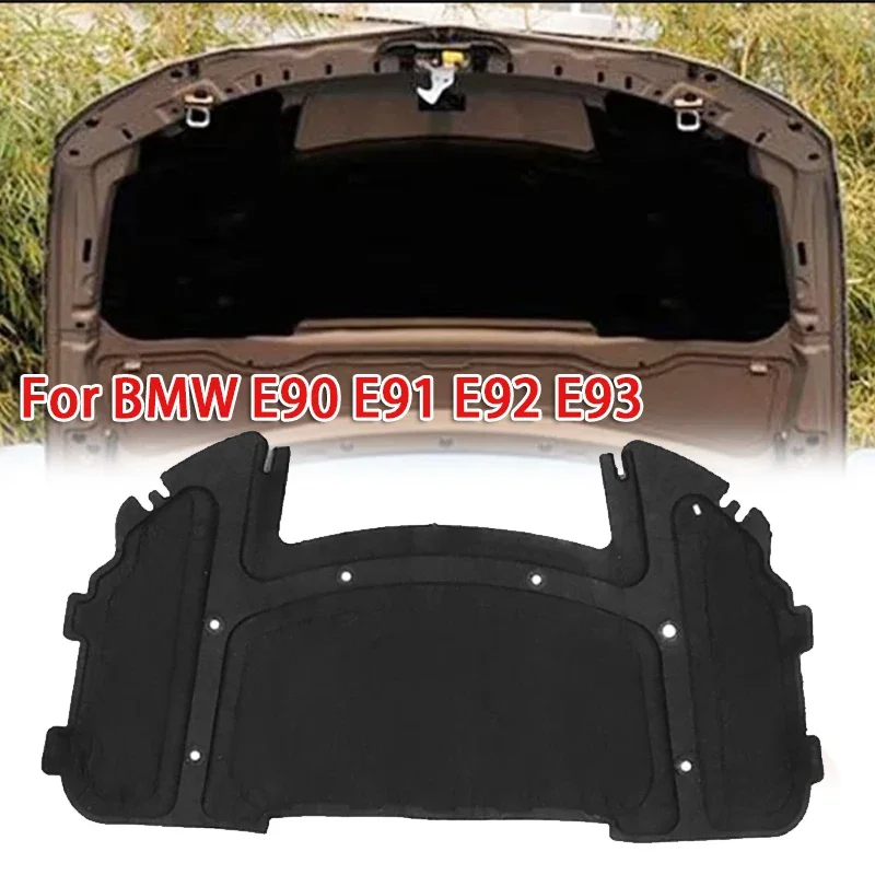 

Black Car Hood Engine Sound Heat Insulation Cotton for BMW E90 E91 E92 E93