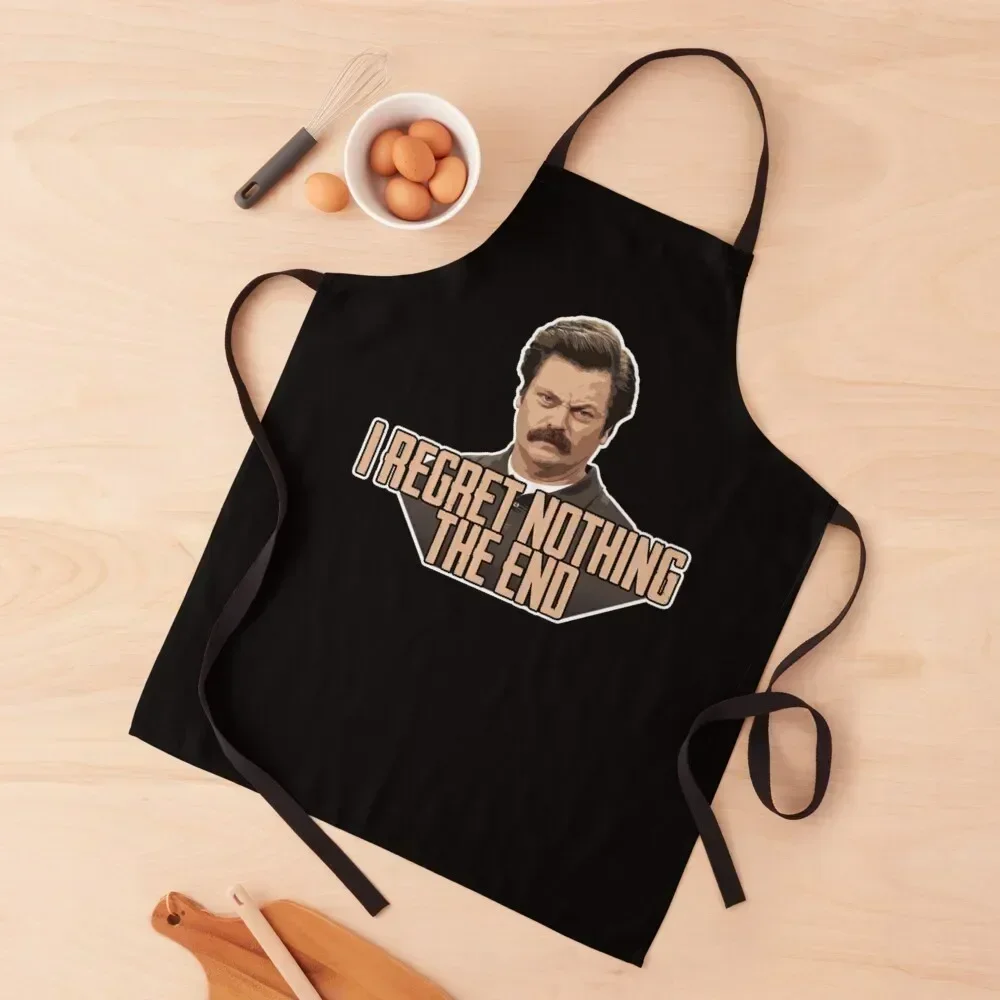 

Mr. Ron Swanson Apron Barista kindergarten teacher Apron