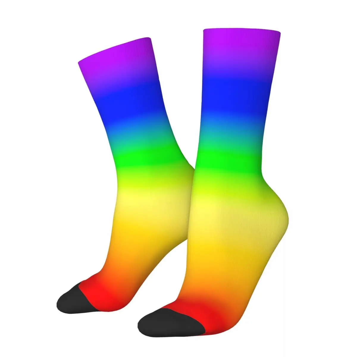 

Fashion Male Men Socks Harajuku LGBT Rainbow Pride Flag Ombre Gradient Stripes Sock Women's Stockings Summer Autumn Winter