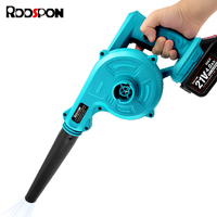 2 in 1 21V Cordless Electric Air Blower & Suction Leaf Computer Dust Cleaner Collector Power Tools For Makita 18V Battery Power