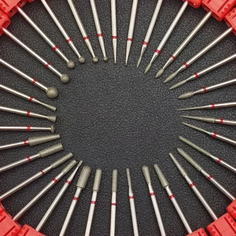 

47 типов алмазных сверл для ногтей, маникюрный стол для ногтей, оник, чистая безопасная насадка для ногтей, аксессуары для сверления ногтей, инструменты для удаления кожи