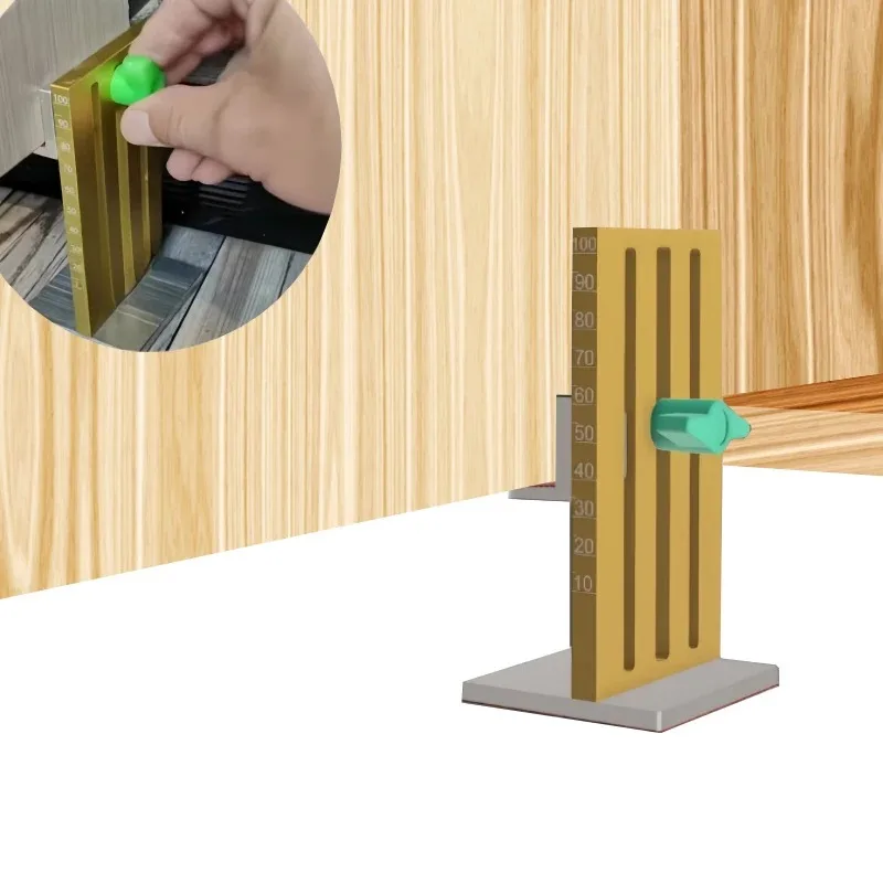 

Wardrobe Door Installation Auxiliary Tool - Floor-to-Ceiling Door Height-Adjustable Lifter, Quick-Mount Tool for Base Cabinets