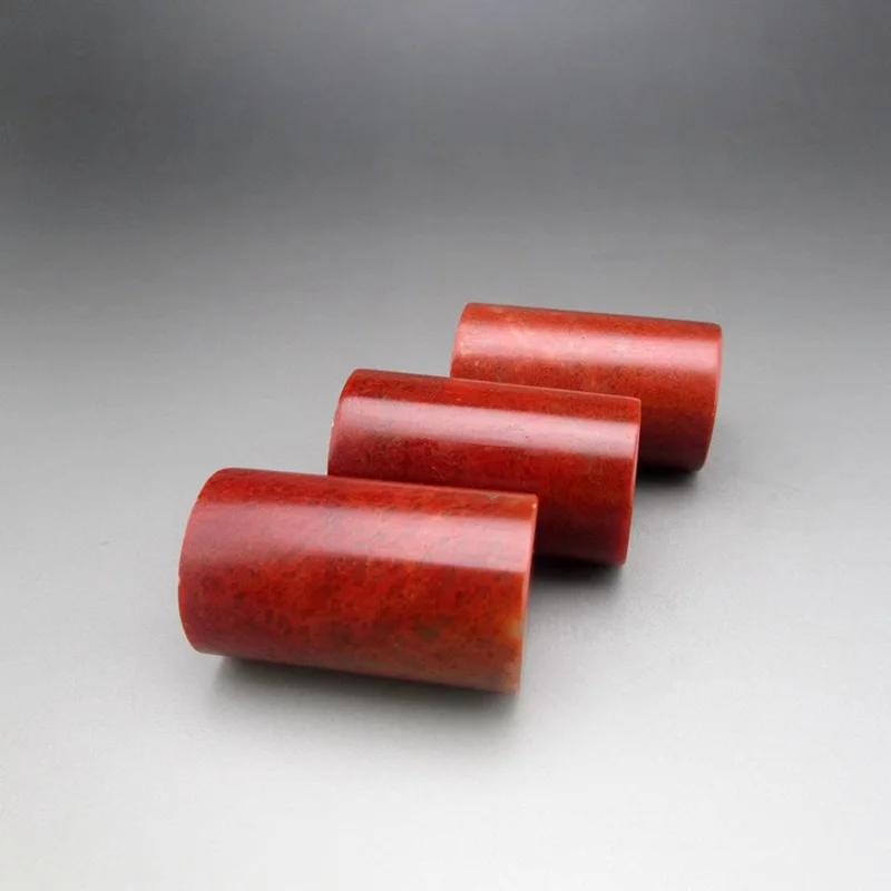 1 Pcs Round Blank Uncarved Shou San Stone for Beginner Practice, DIY Stamp, Seal Chapter for Painting, Calligraphy