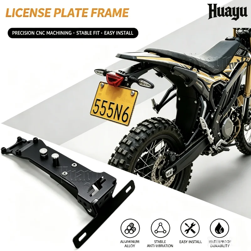 For Surron Ultra Bee License Plate Bracket Bracket Kit Quick-release Design UB License Plate Bracket Motorcycle Air Intake Cove