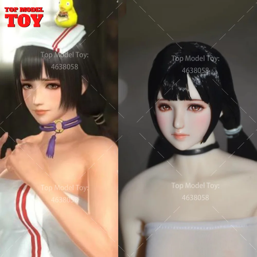 1/6 Customization Beauty Girl Obitsu Head Japanese Female City Iord Model For 12