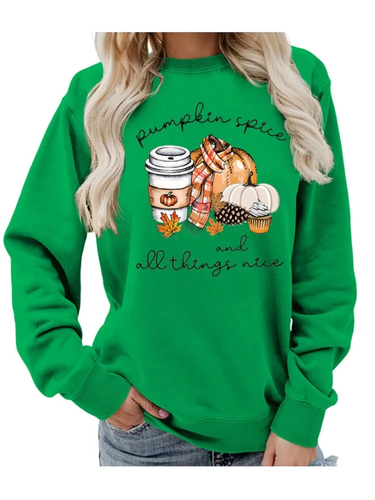 Felpa con cappuccio da donna con stampa casual o collo Top giacca casual allentata moda pullover autunno inverno donna manica lunga felpa con cappuccio da vacanza