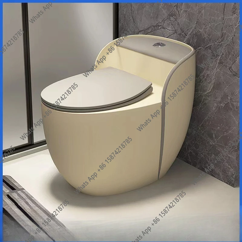 

Colorful toilet small apartment personality creative siphon household water-saving ordinary toilet