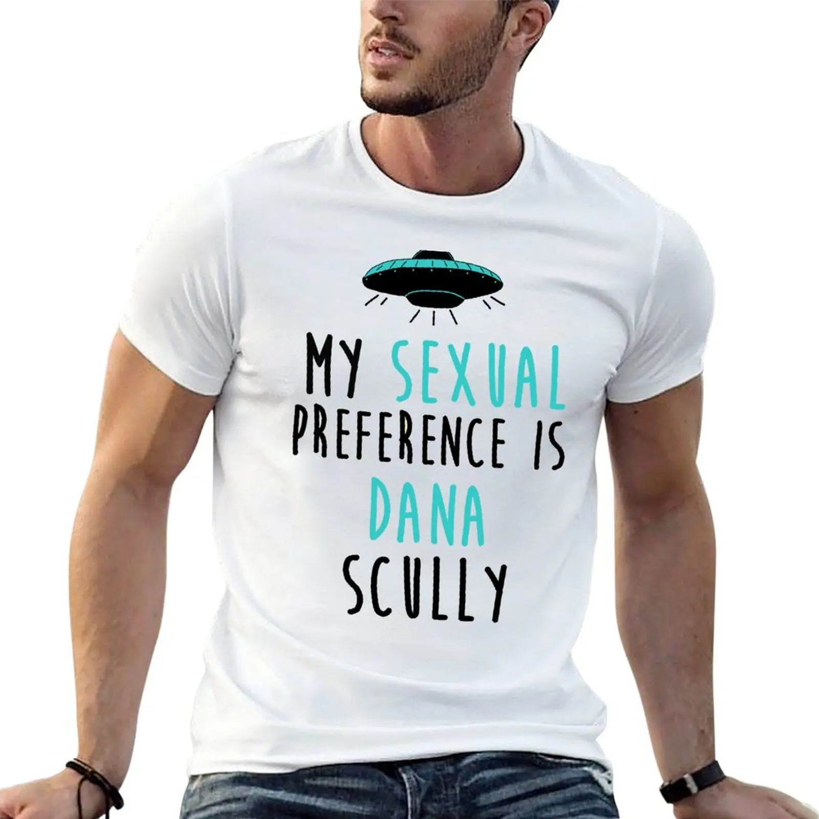 My Sexual Preference is Dana Scully T-Shirt man t shirt cotton high quality t shirts cotton 100% t shirt for man T-shirt