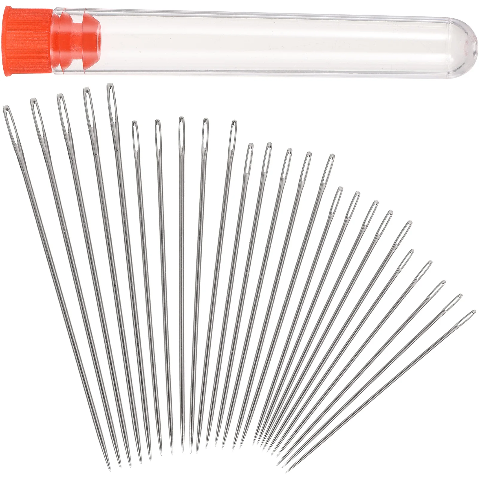 

1 Set Of Compact Yarn Needles Large Eye Blunt Sewing Darning Needles For Knitting Crochet Needlework Crafts Ergonomic Diy Tools