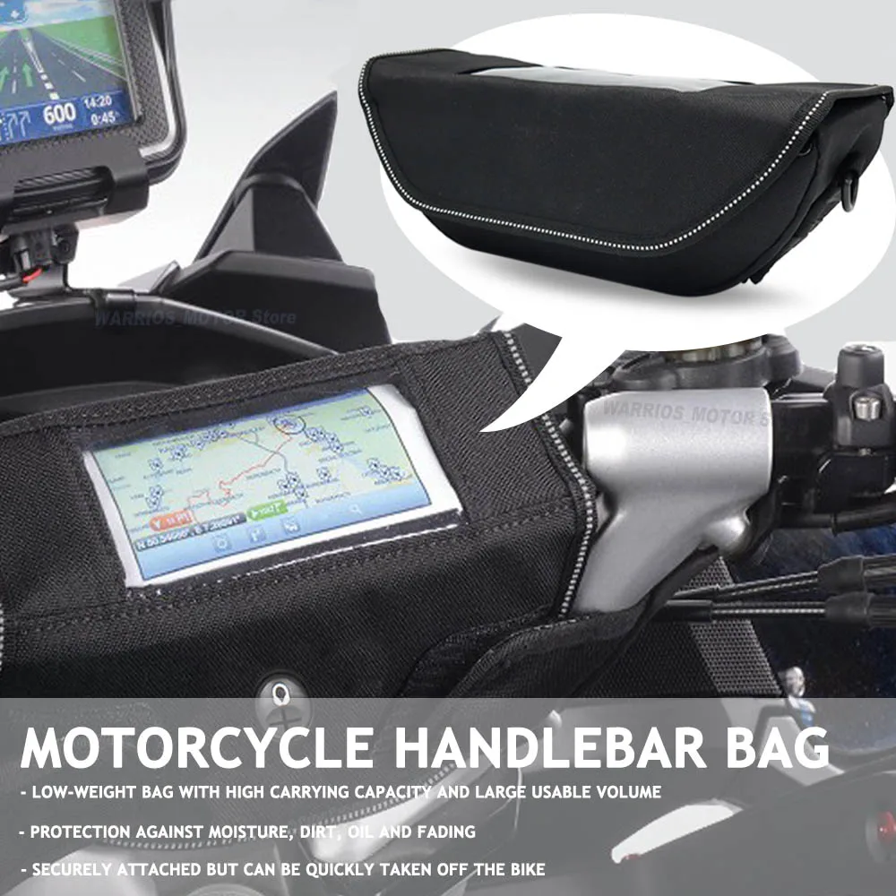 

For Triumph Tiger 800 Tiger 1200 Tiger Sport Motorcycle Waterproof And Dustproof Handlebar Storage Bag