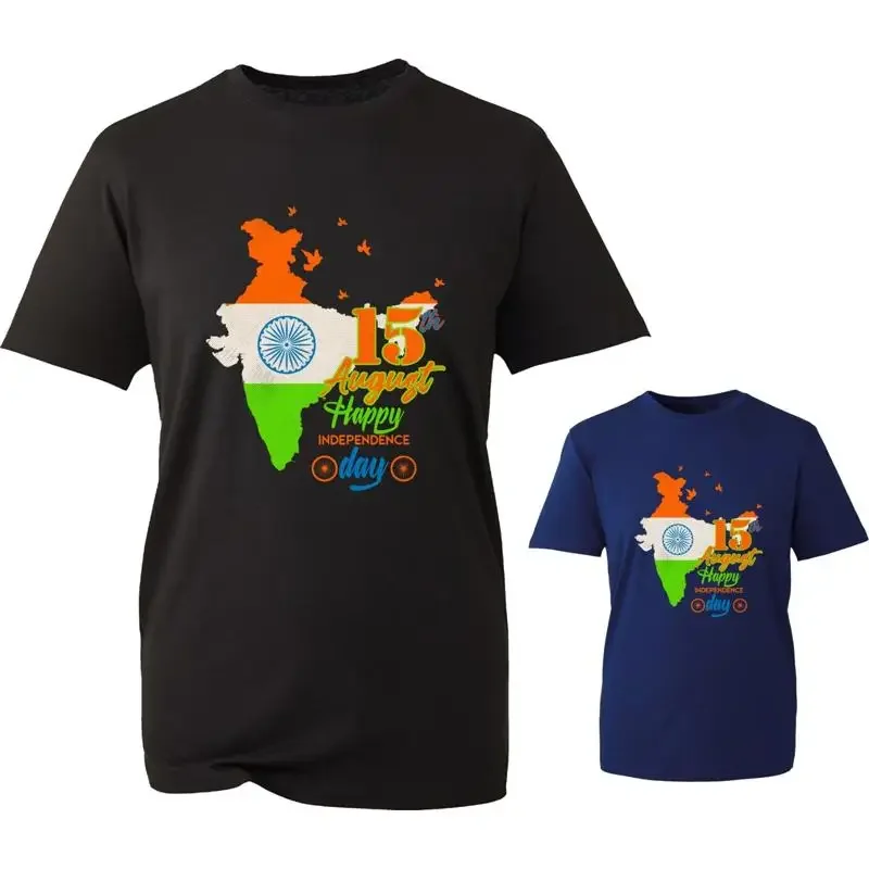 15Th August Happy Independence Day Indian Flag T Shirt Patriotism Top