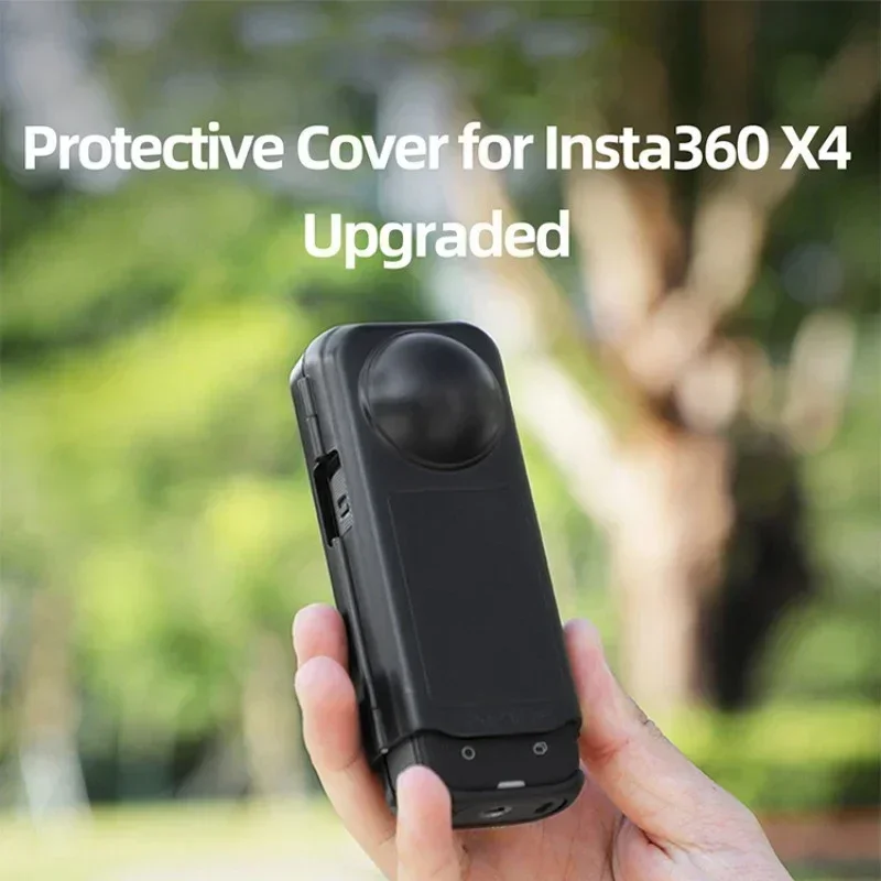 Upgraded Lens Screen Shell For Insta360 X4 Anti-slip Fuselage Protective Cover For Insta360 X4 Sports Camera Accessories