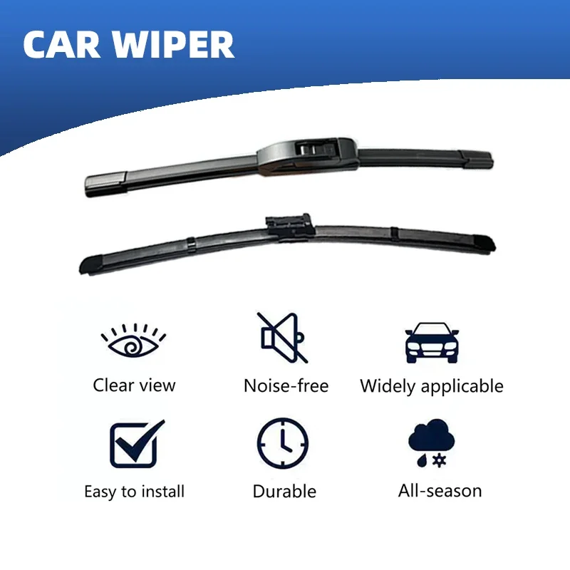 LHD Front Rear Windshield Wiper Blades For Vauxhall Opel Corsa C D E F 2000 - 2023 3pc Windscreen Window Accessories 2008 2017