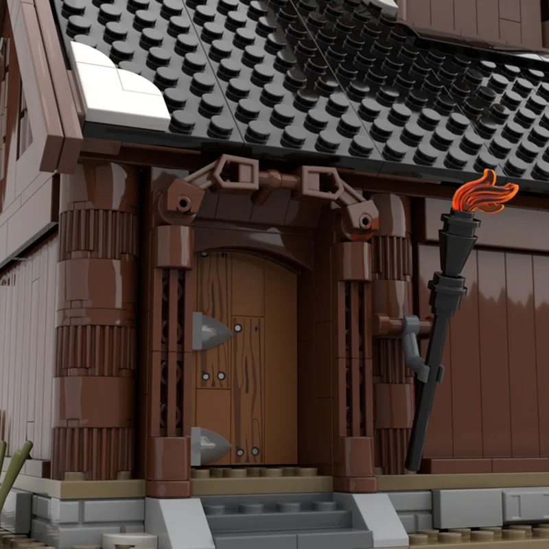 Château médiéval modèle Moc blocs de Construction dieu maison modèle technologie brique bricolage assemblage Construction jouet vacances ensemble cadeaux