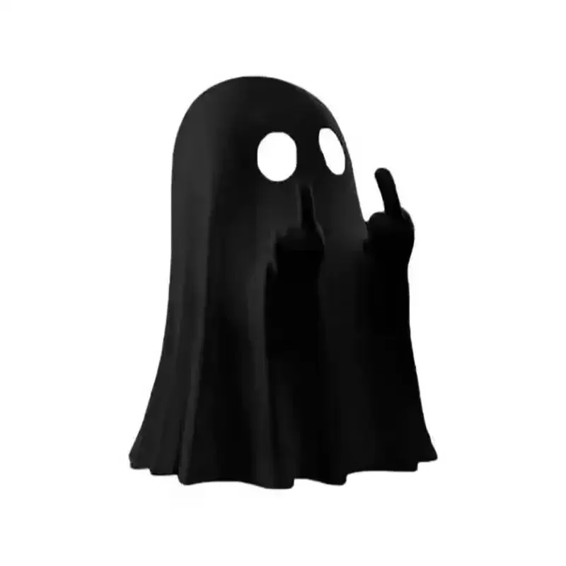 PVC Ghost Pen Holder Cute Spooky Pencil Rack Desk Storage Ornament Creative Kawaii Office Stationery Stand Halloween Gift