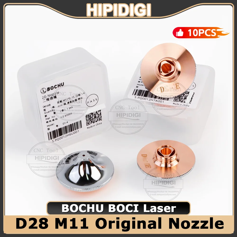 BOCI Original Laser Cutting Nozzle BC Nozzle D28 M11x0.75 Laser Plate Cutting Nozzle 2D Nozzle DE SP-S SP-F Boost Nozzle for BLT