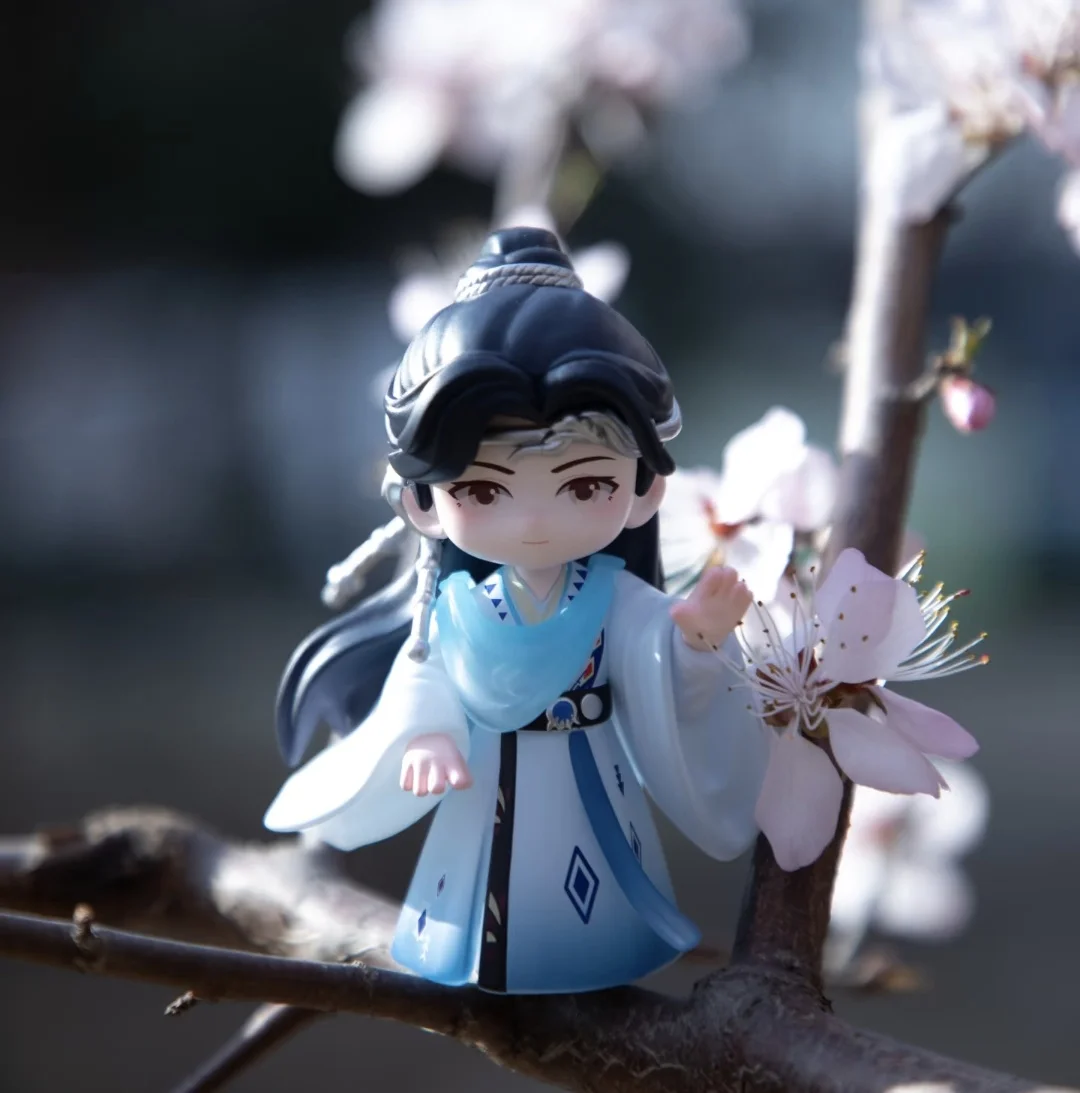 

Blue Official Cheng Yi Wangquan Fugui Tian Di Jian Xin Li Yitong Fox Spirit Matchmaker Ouken Fuuki Figure Figurine Doll Toy