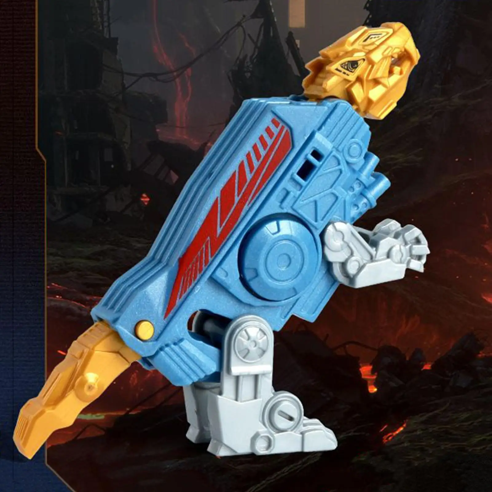 

Трансформирующий динозавр 2 в 1, вращающийся динозавр-трансформер, сенсорные игры для ролевых игр, малышей, ежедневных путешествий