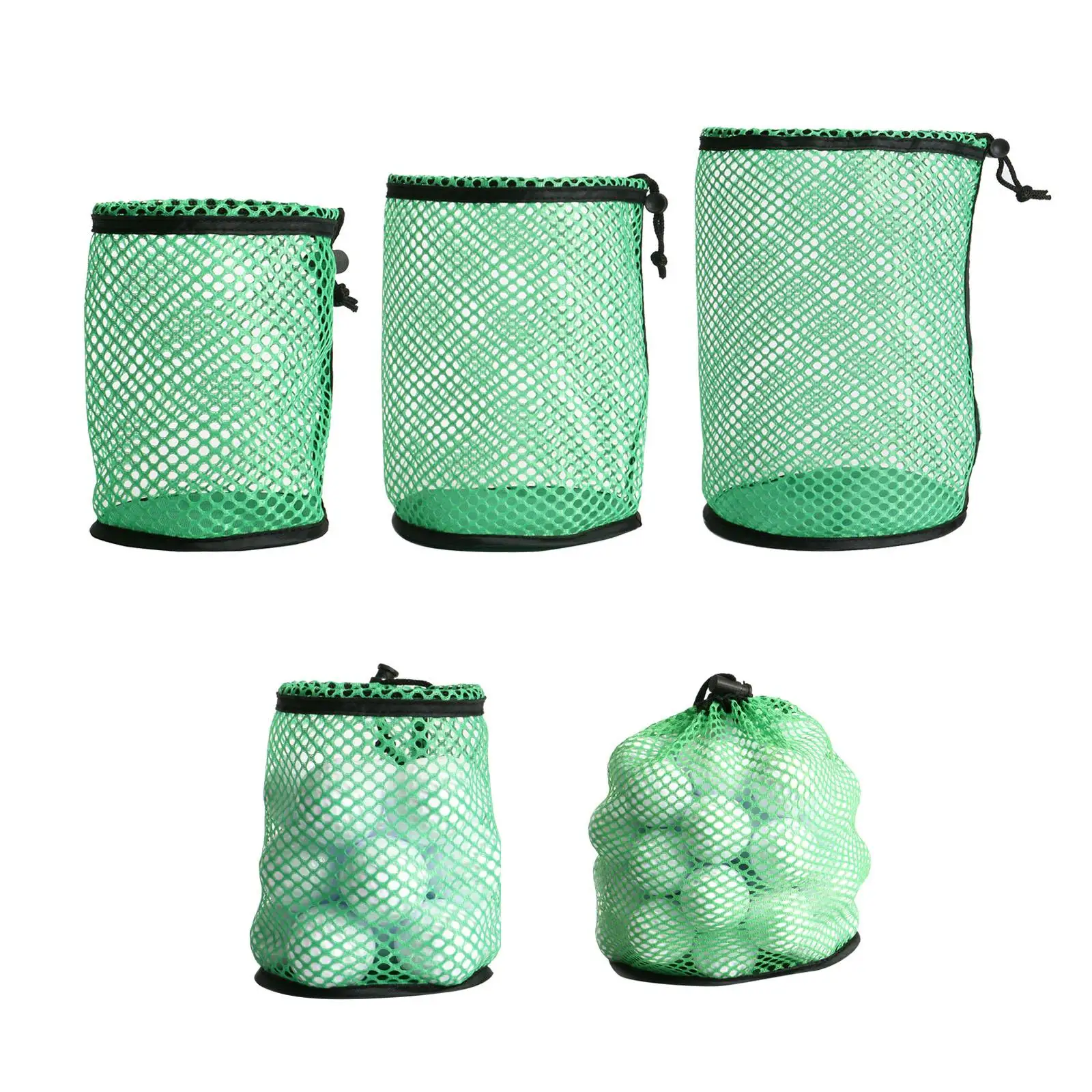 Sac de rangement léger pour balles de golf, poudres avec proximité market, serrure à rette Wstring