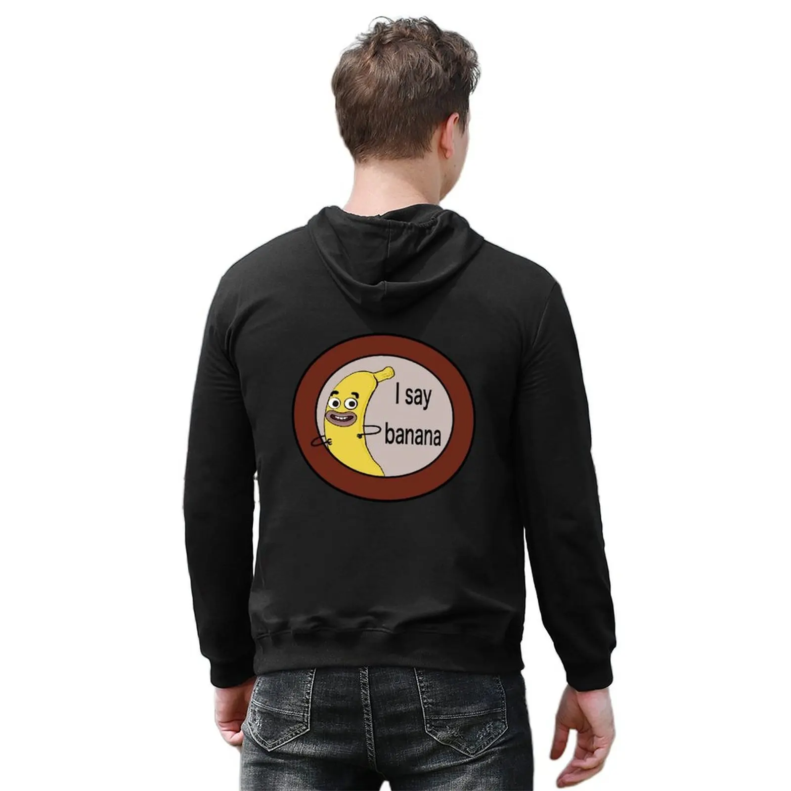 “I Say Banana”- Banana Joe Hoodie aesthetic clothing men's sweat-shirt set mens designer clothes korean clothes hoodies for men