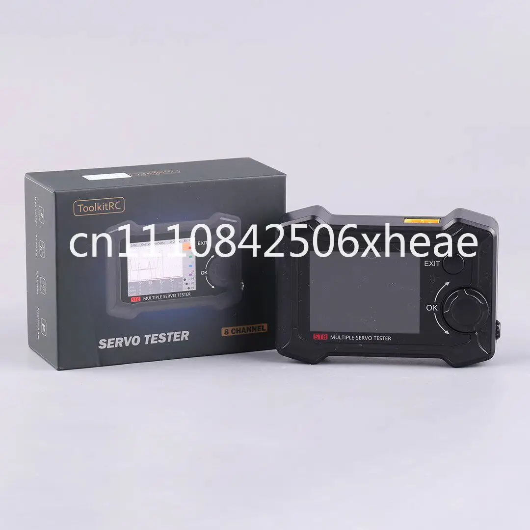 ToolkitRC ST8 8 Channel Servo Comprehensive Tester 4 Independent Interface Signal Test Current Collector