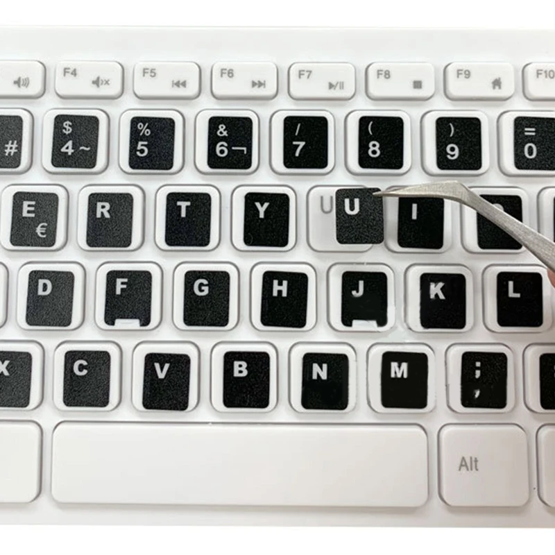 20CB Keyboard Sticker Replacement Letter Film Spanish-letter Stickers Suitable for Tablet PC Laptop Gaming Keypads